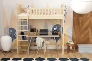 Łóżko antresola drewno